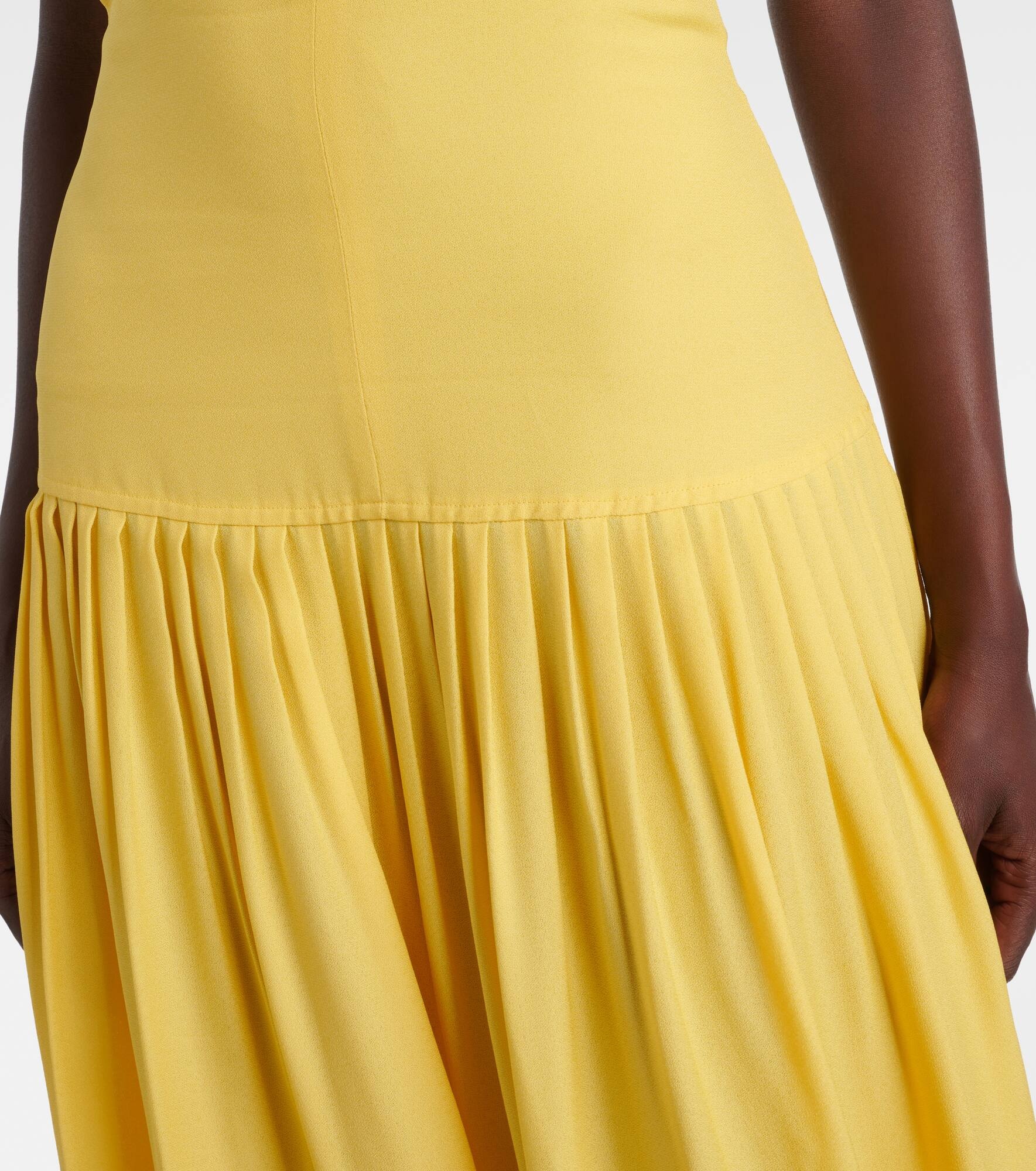 Tala halterneck georgette maxi dress - 5