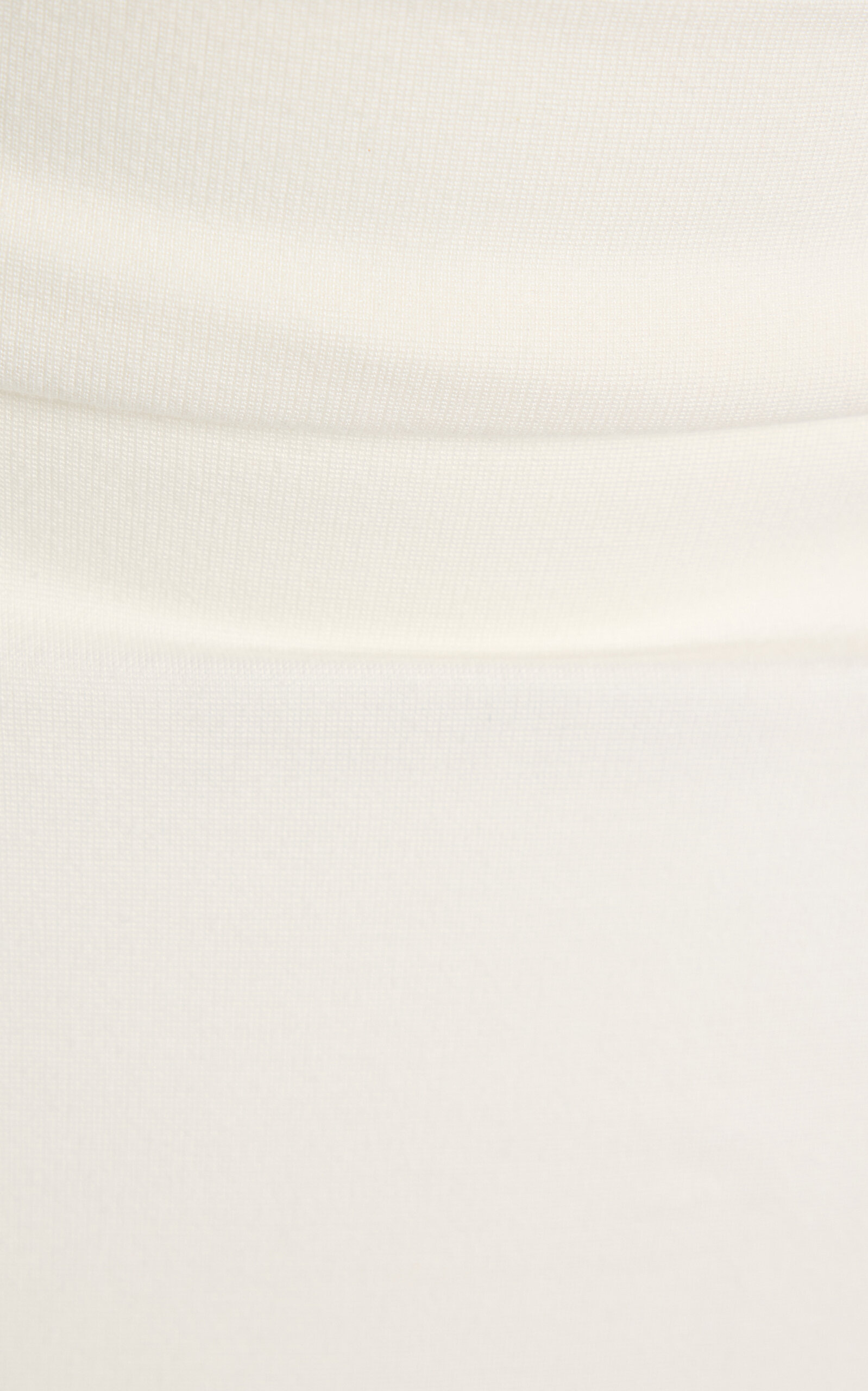 Rio Side-Slit Jersey Maxi Skirt white - 5