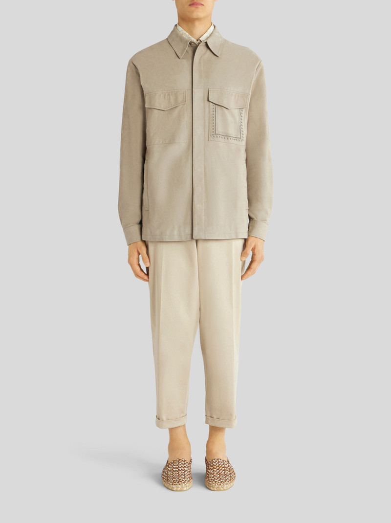 Etro SUEDE SAFARI JACKET outlook