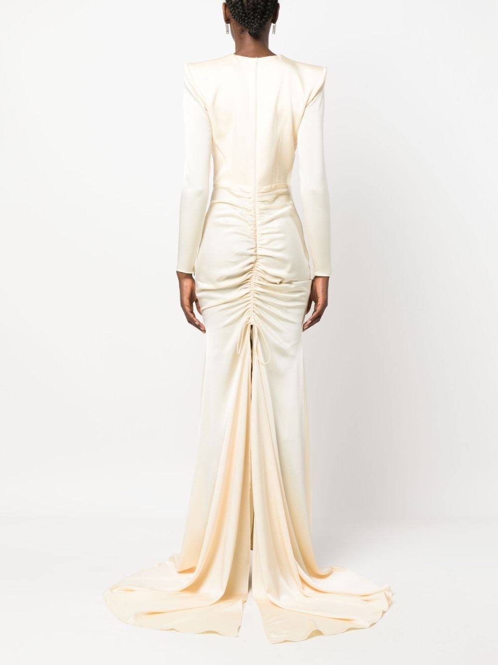 ALEX PERRY Torrin ruched-detail gown | REVERSIBLE