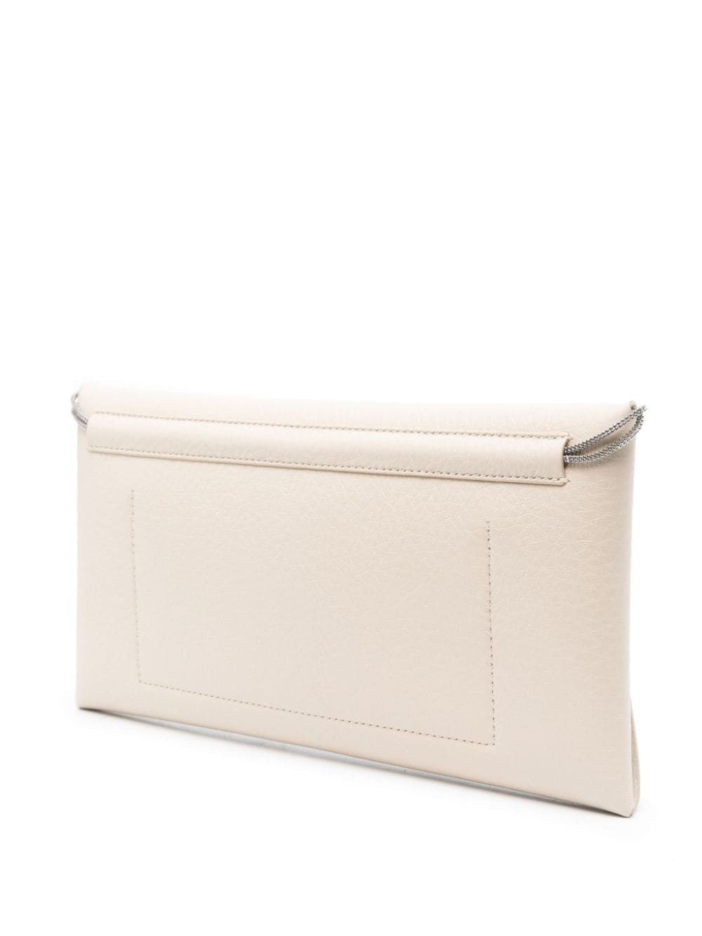 envelope leather shoulder bag - 3