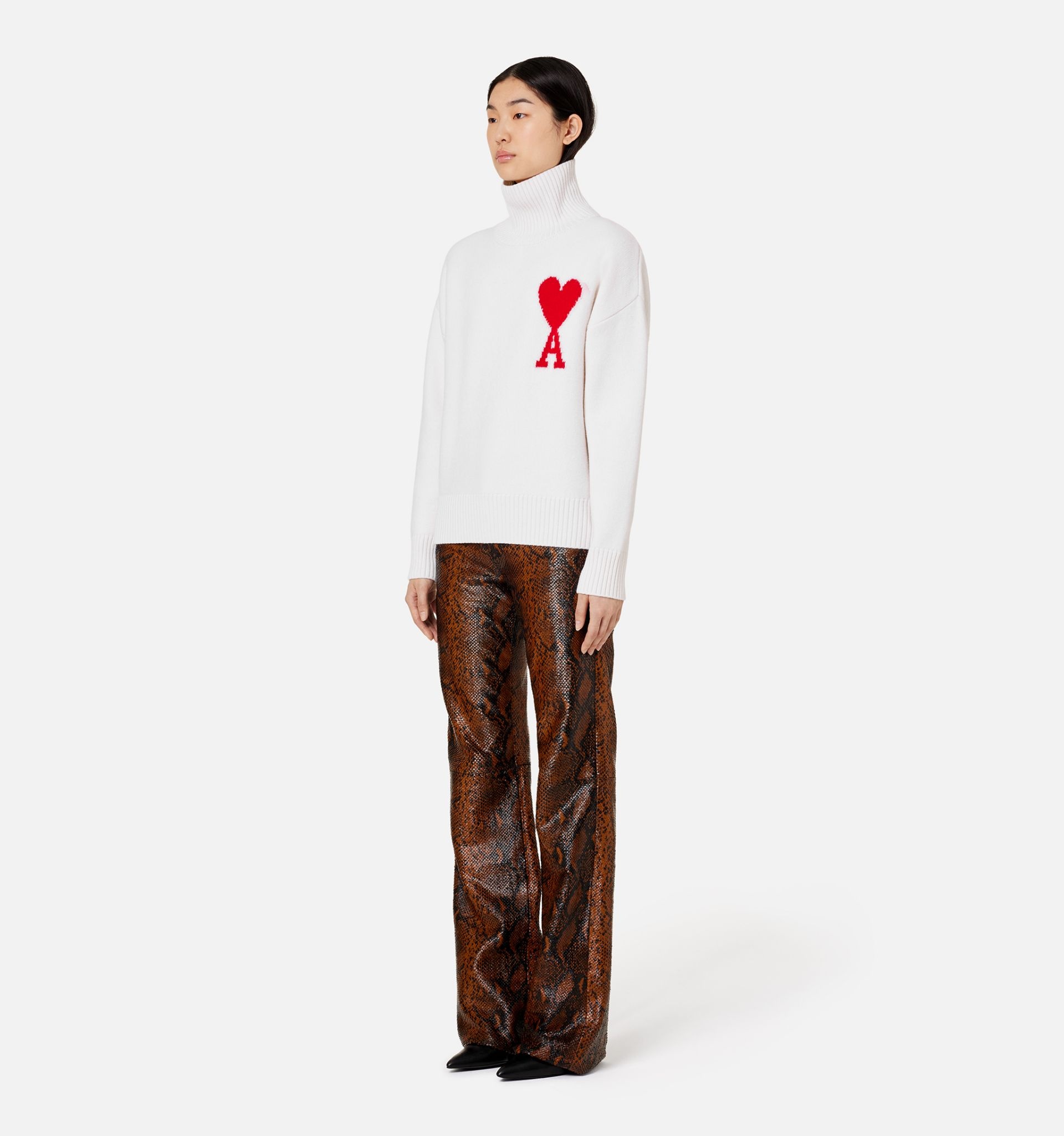 Ami De Coeur Funnel Neck Sweater - 4