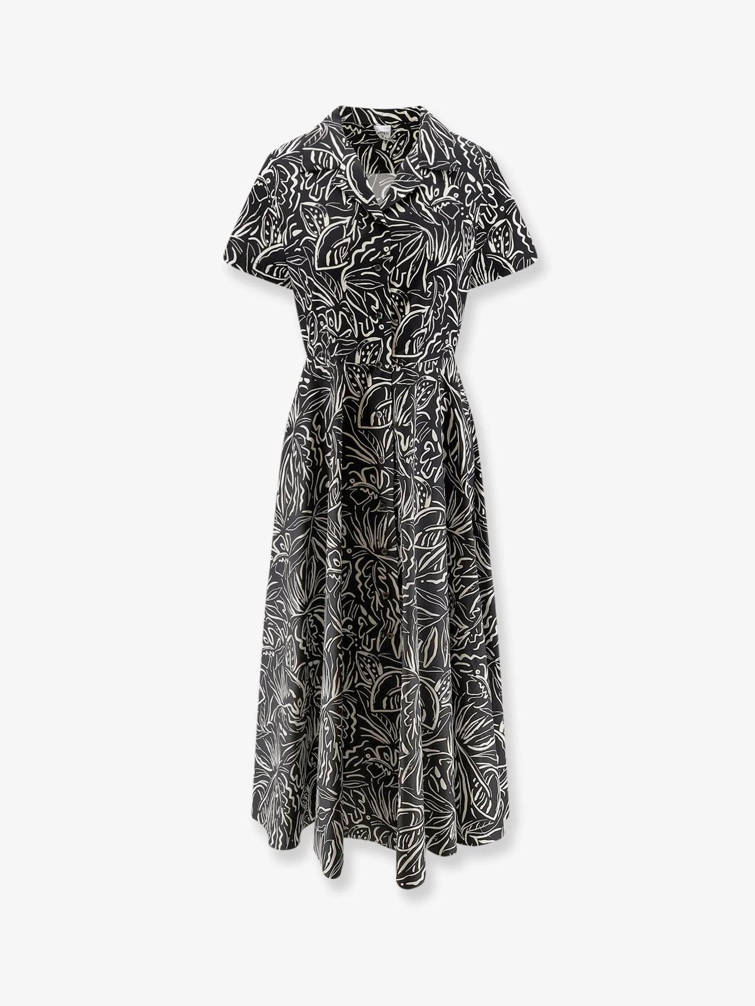 Aspesi Printed Cotton Chemisier Dress - 1