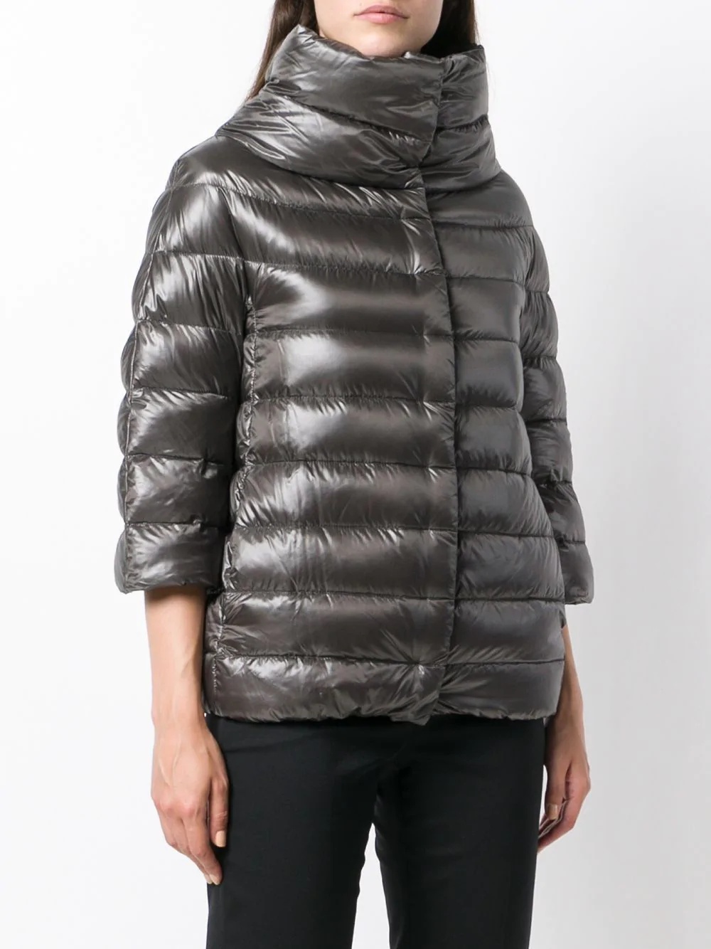 feather down puffer jacket - 3