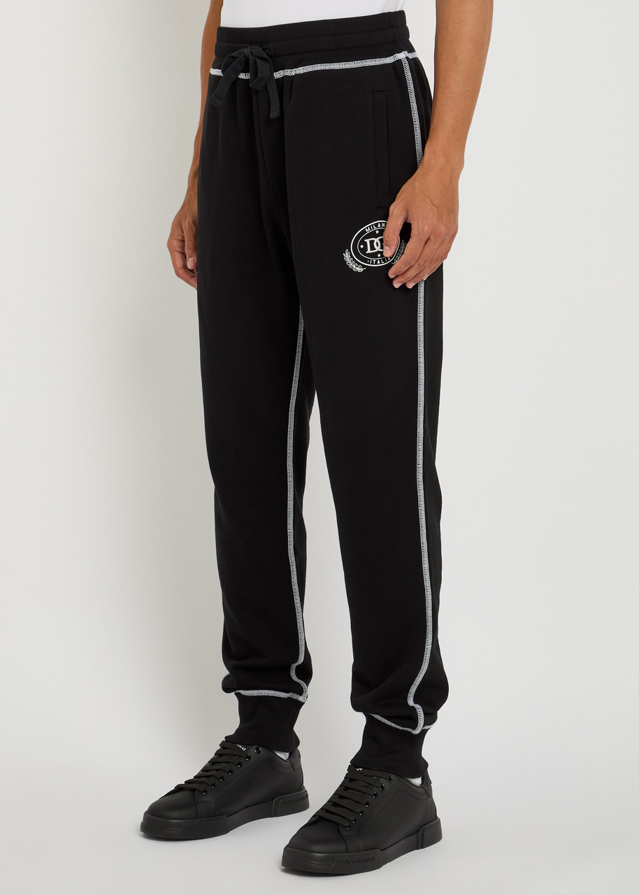 Dolce & Gabbana Logo-embroidered Cotton Sweatpants - 2