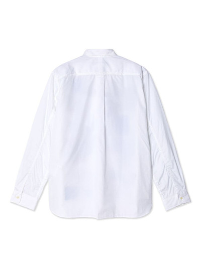 Junya Watanabe MAN patchwork-detail cotton shirt outlook