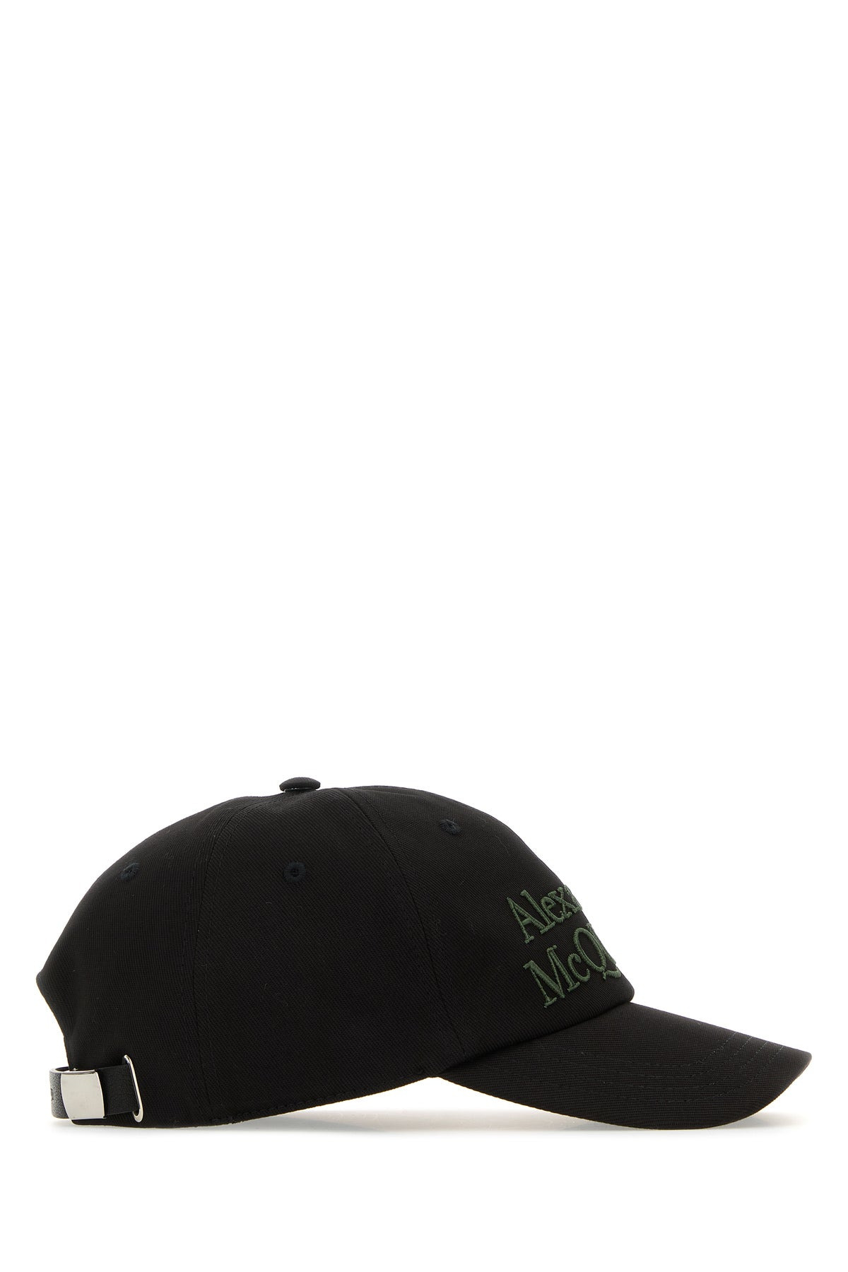 Black cotton baseball cap - 2