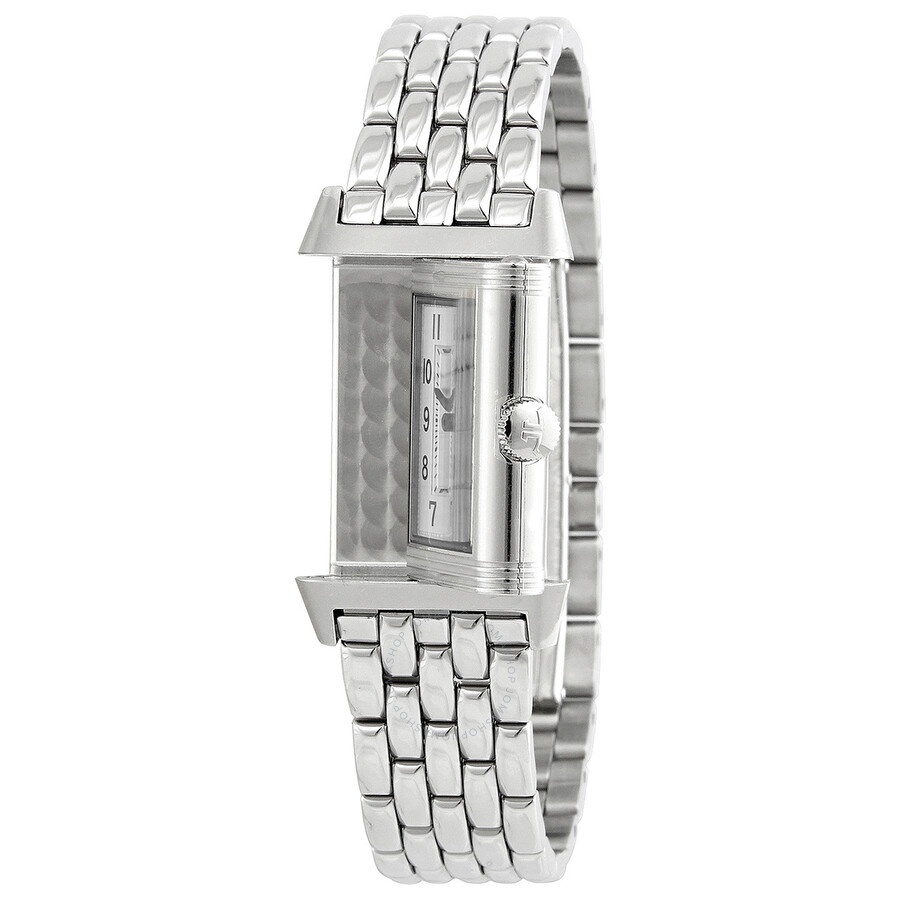 Jaeger LeCoultre Reverso Classic Monoface Quartz Silver Dial Ladies Watch Q2618140 - 5