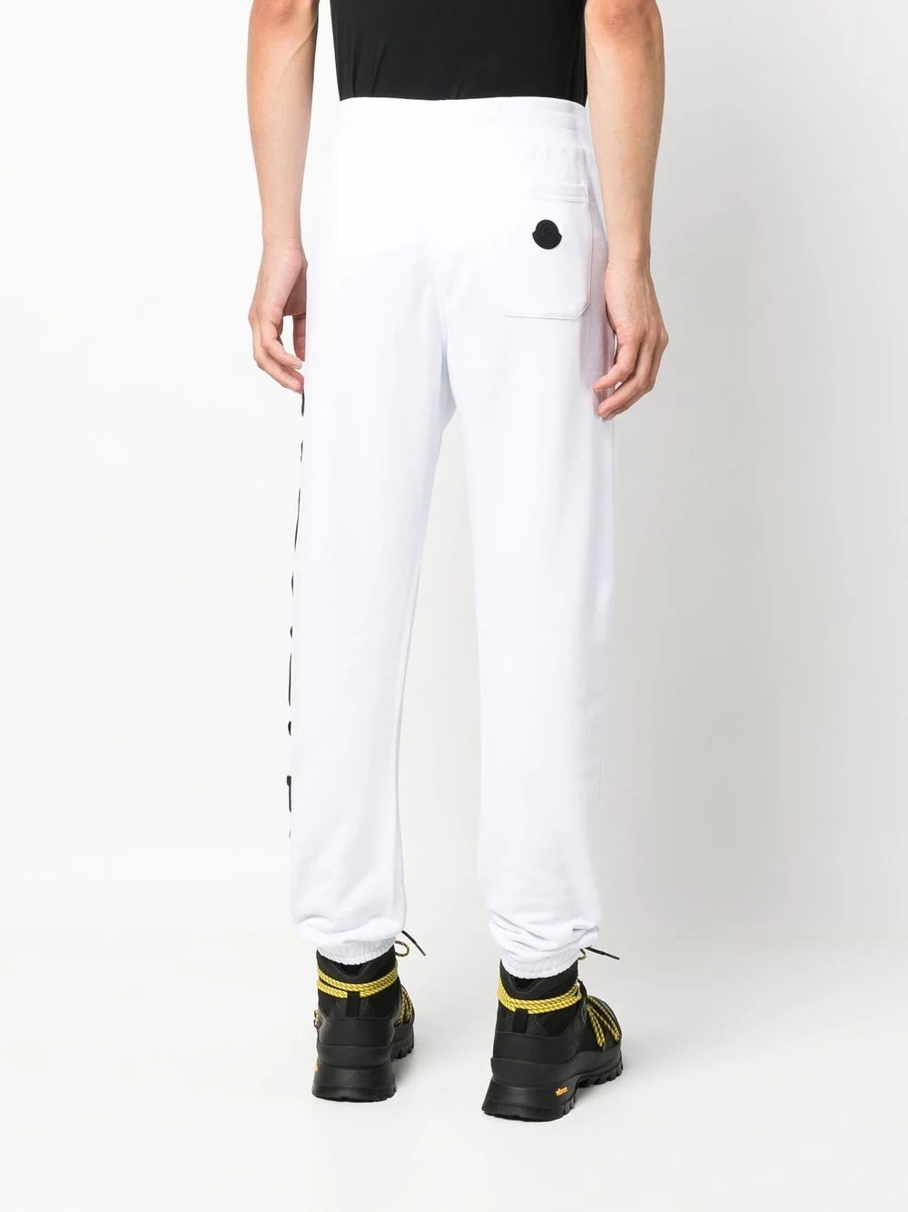 logo patch track pants - 4