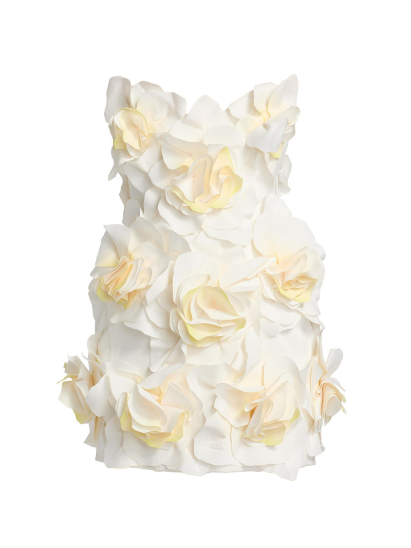 Women's Jackhill 3D Floral Minidress - Ivory 1