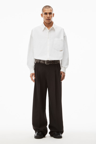 Alexander Wang OVERSIZED BUTTON DOWN IN COTTON SHIRTING outlook