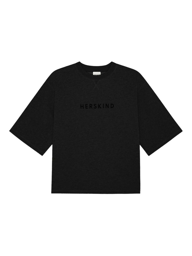 Linette embroidered-logo t-shirt 1