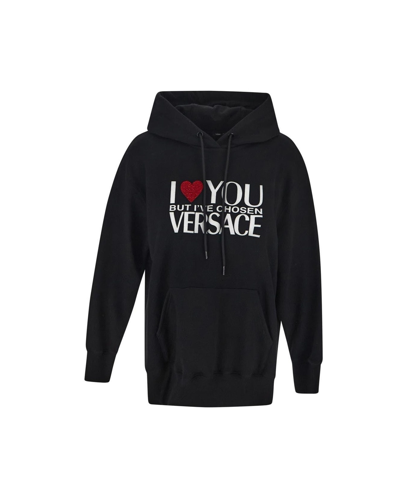 'i Love You' Black Hoodie - 1
