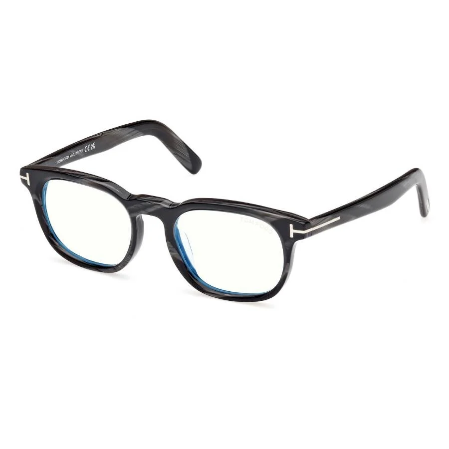 Tom Ford Blue Light Block Square Men's Eyeglasses FT5930-D-B 063 52 - 1