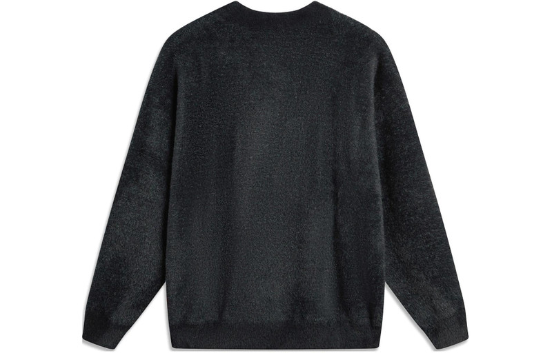 Li-Ning Li-Ning BadFive Big B Logo Knit Sweater 'Black White' AMBT147-3 outlook