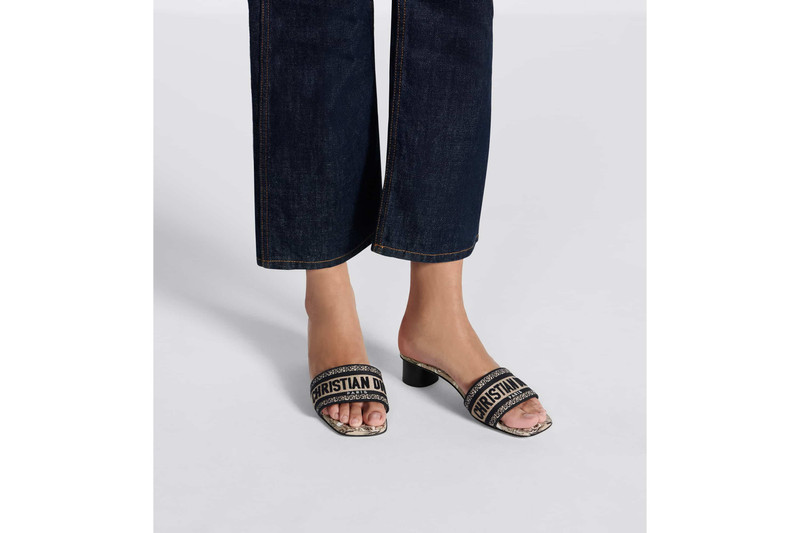 Dior Dway Heeled Slide outlook