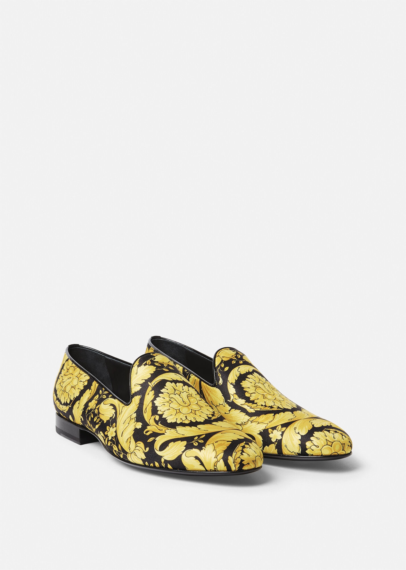 Barocco Satin Slippers - 2