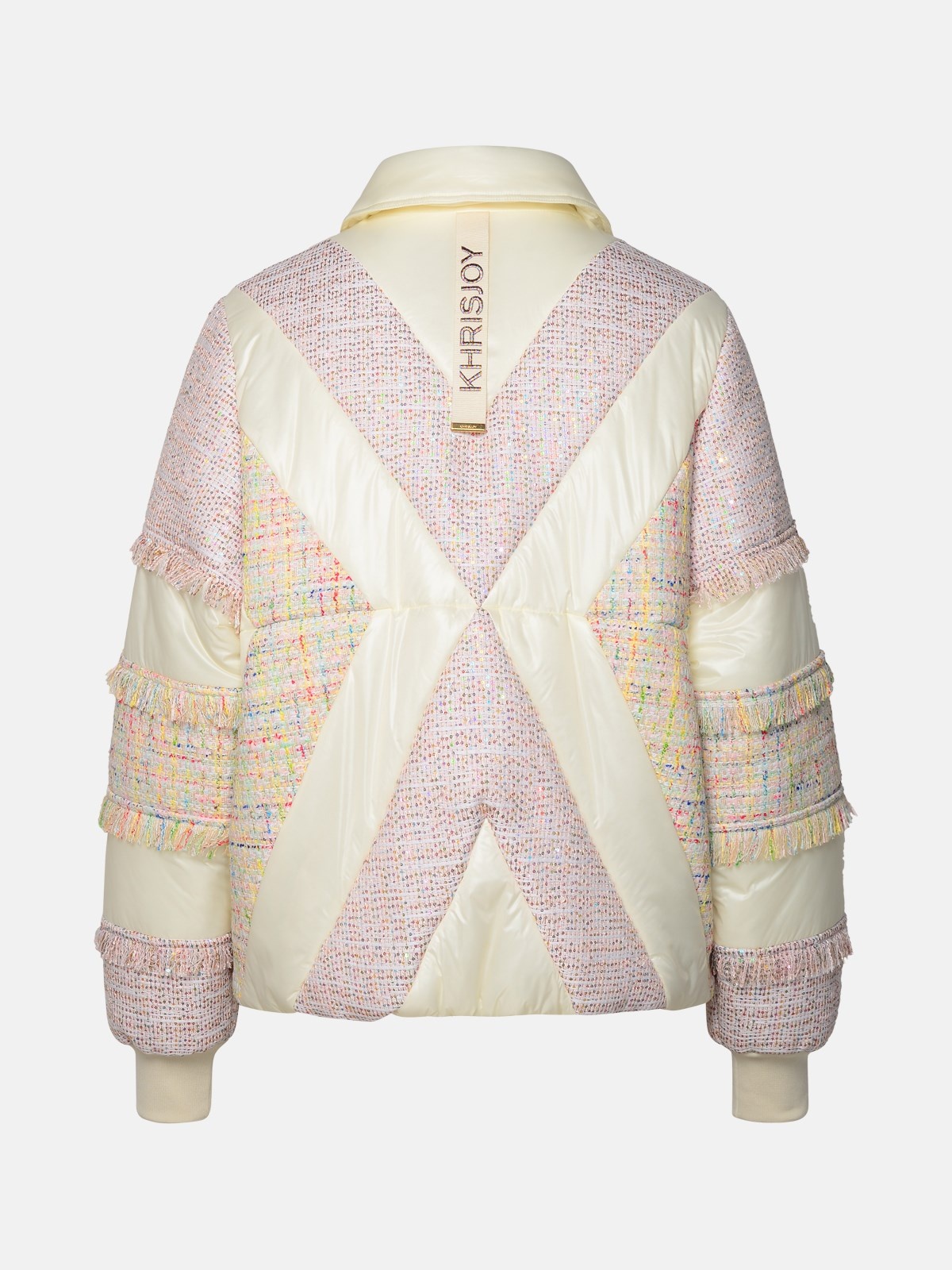 'MATT&GLOSSY' MULTICOLOUR COTTON BLEND DOWN JACKET - 3