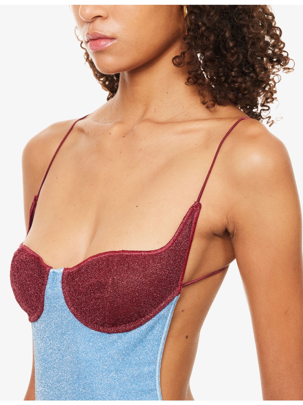 Lumiere Bi-Colour One-Piece Swimsuit - 4