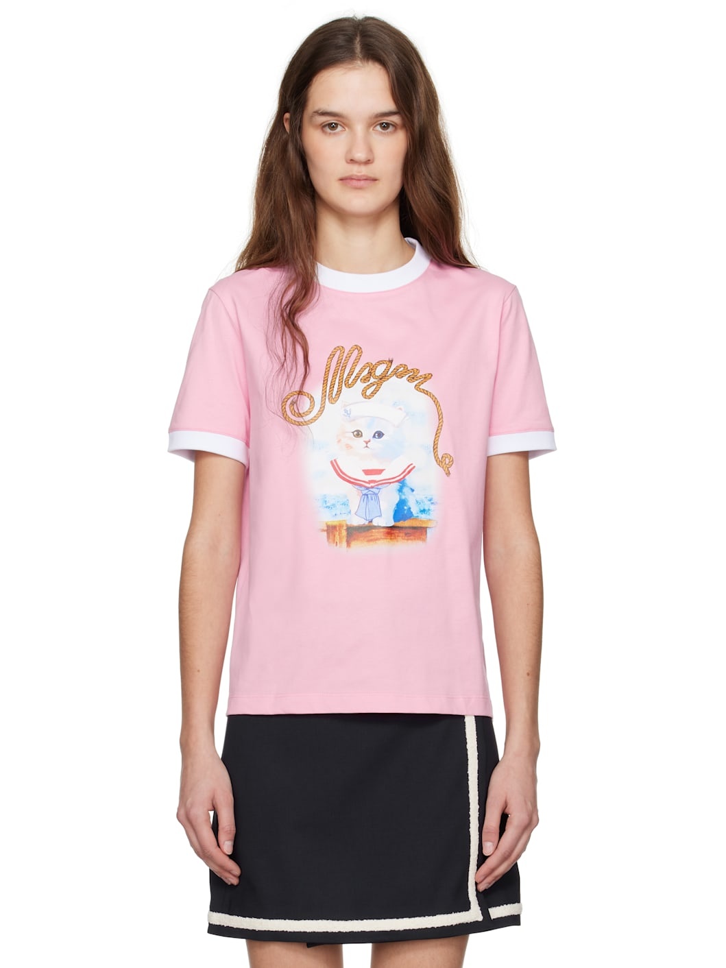 Pink Sailor Kitty T-shirt - 1