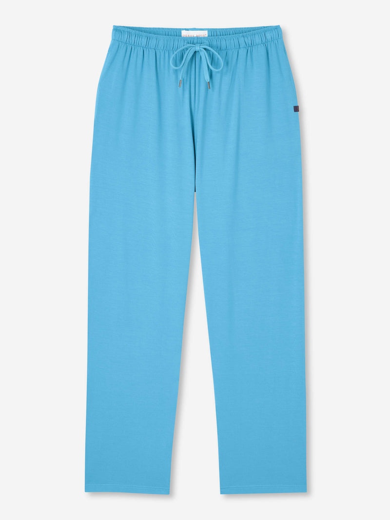 Men's Lounge Trousers Basel Micro Modal Stretch Harbour Blue - 1