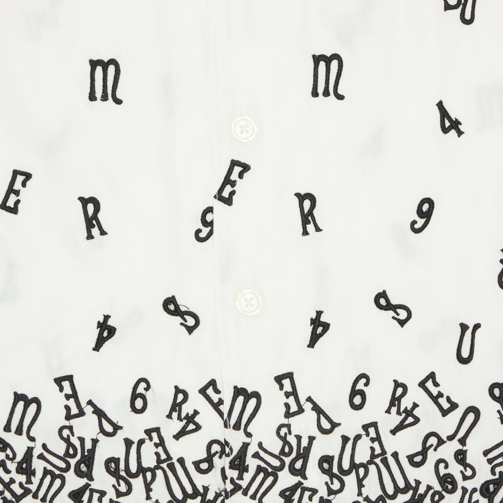 Supreme Nouveau Embroidered Short-Sleeve Shirt 'White' - 3