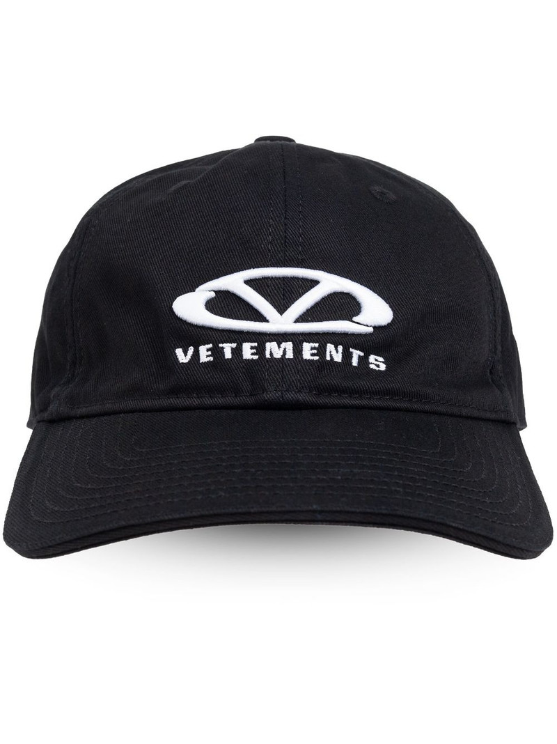 logo-embroidered cap 1