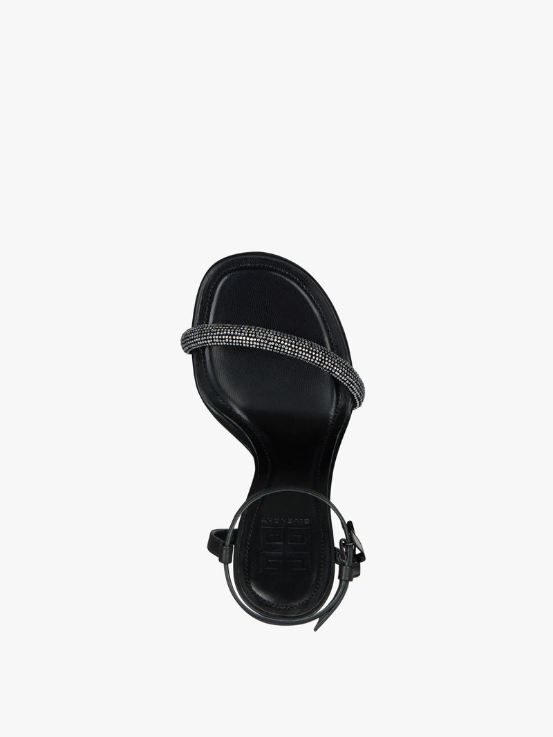 G CUBE SANDALS IN LEATHER 4