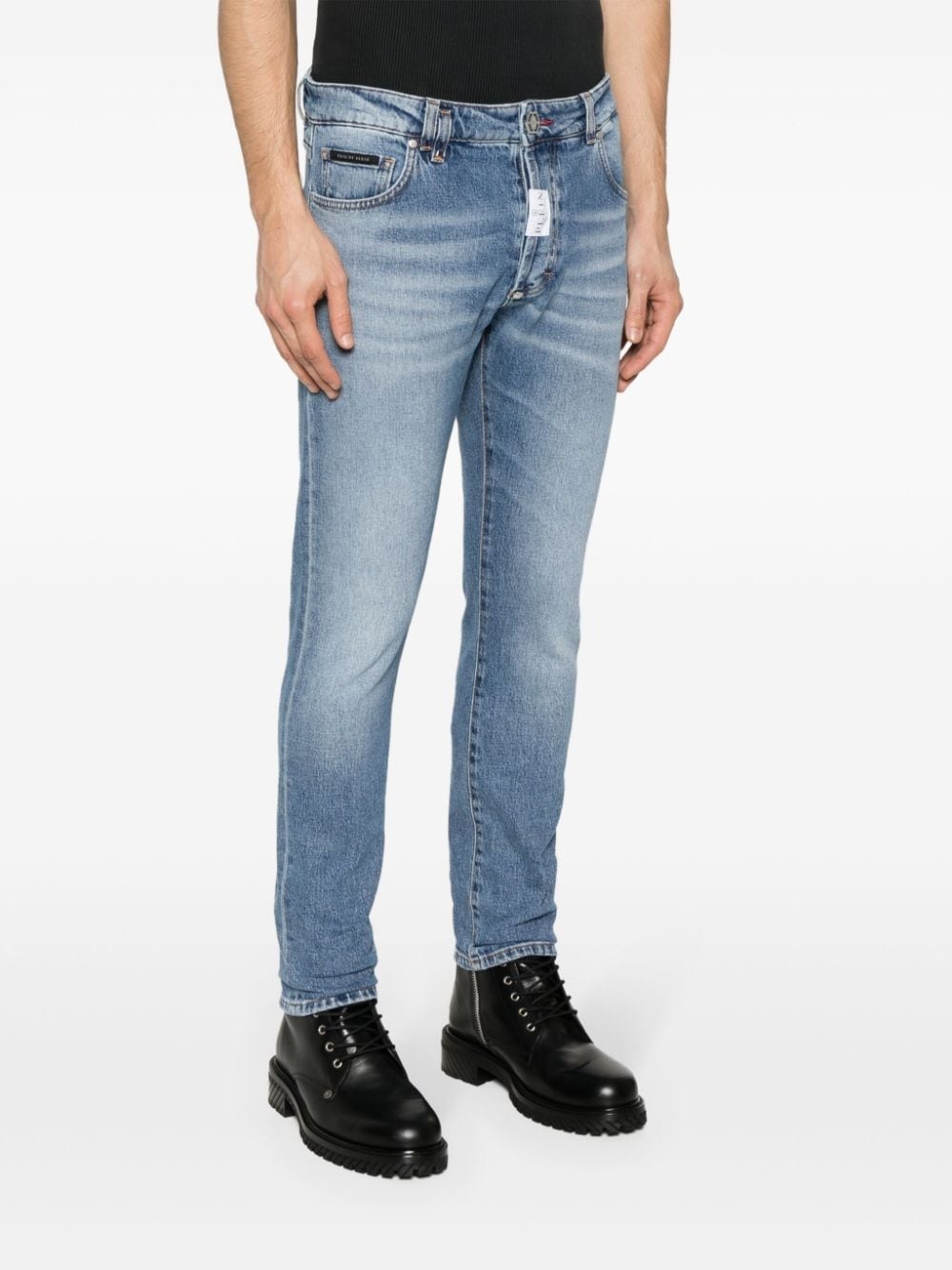 mid-rise skinny jeans - 3