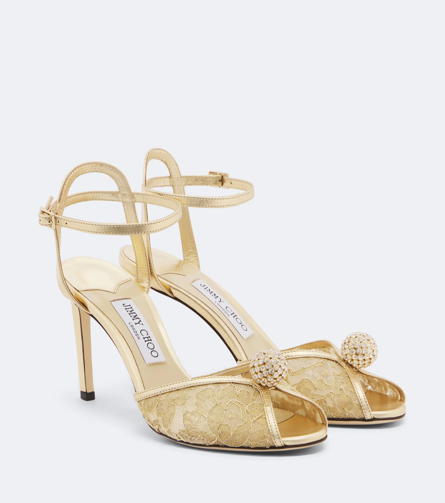 Sacora embellished lace sandals - 1