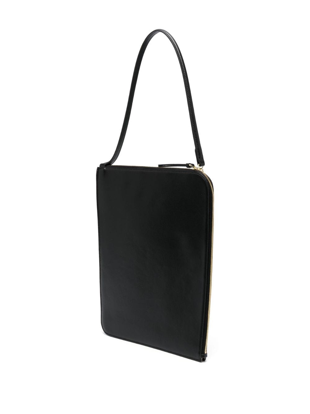 logo-plaque slim shoulder bag - 3