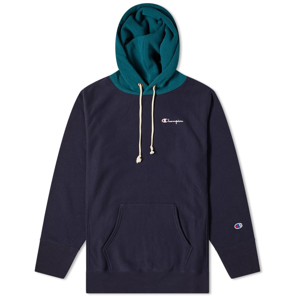 Champion Reverse Weave Colour Block Popover Hoody - 1