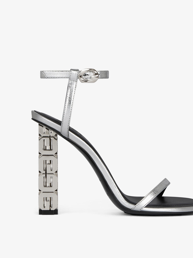 G CUBE SANDAL IN LEATHER 5