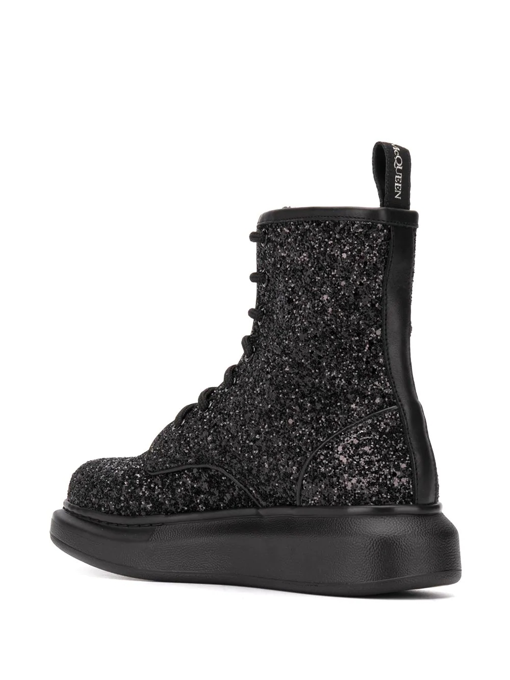 Hybrid glitter-effect boots - 3