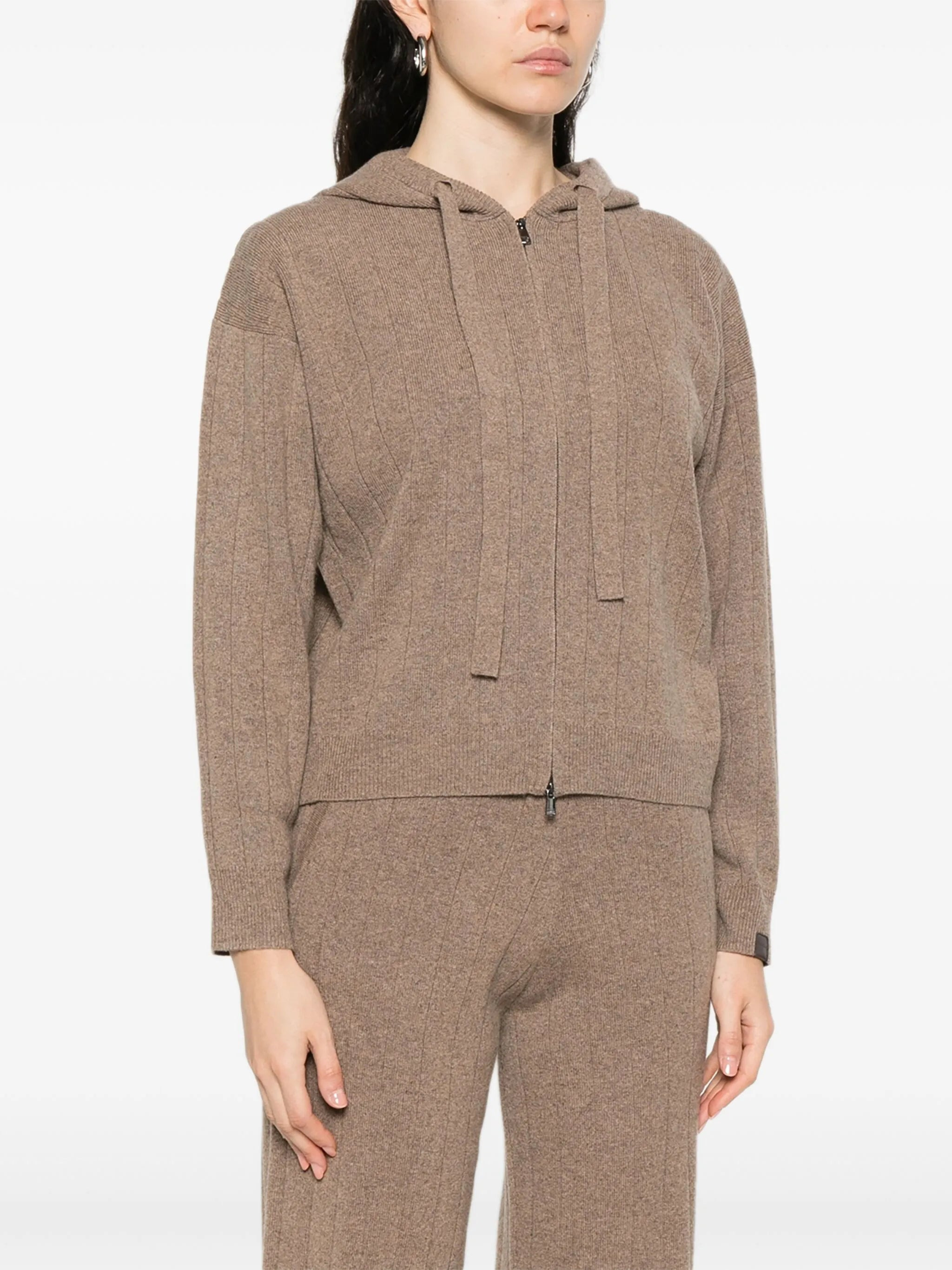 Max Mara Hooded Zip-up Cardigan - 5