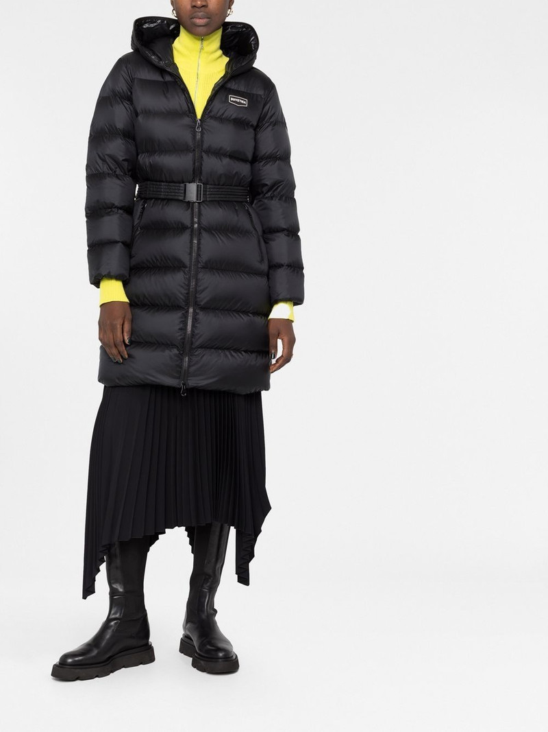 DUVETICA belted padded jacket outlook