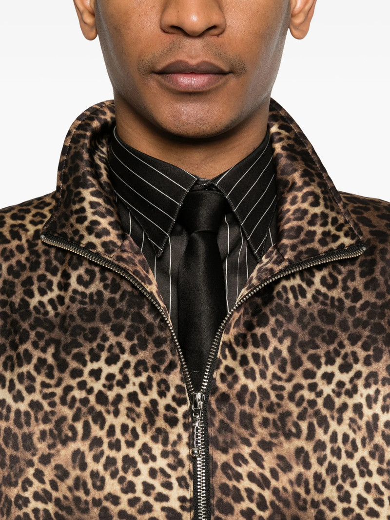 ERNEST W. BAKER Ernest W. Baker Animal-print Zip-fastening Jacket outlook