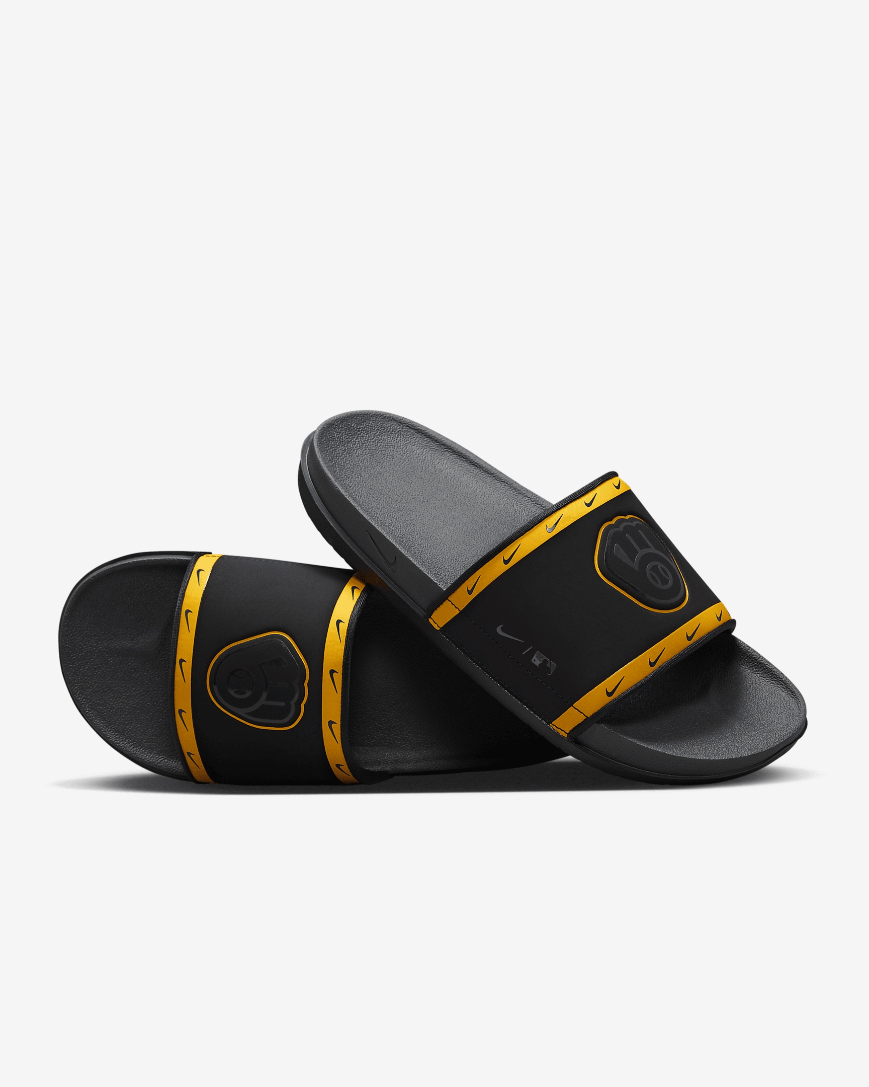 Nike Offcourt (MLB Milwaukee Brewers) Slide - 1