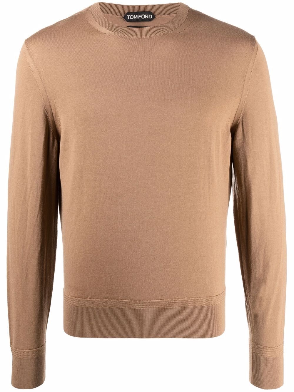 round-neck long-sleeve sweatshirt - 1