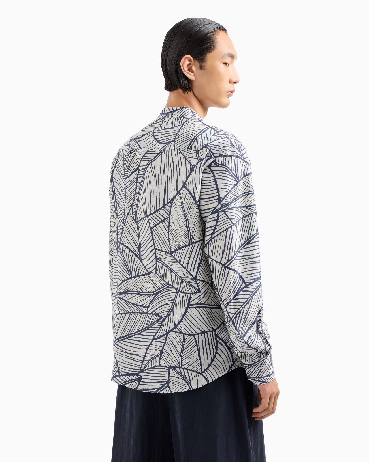 SHIRT IN PRINTED SILK HABOTAI - 3