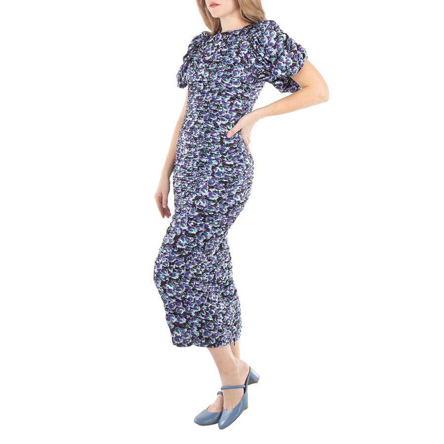 Rotate Ladies Tap Shoe Comb. Coated Jersey Puffy Dress - 3