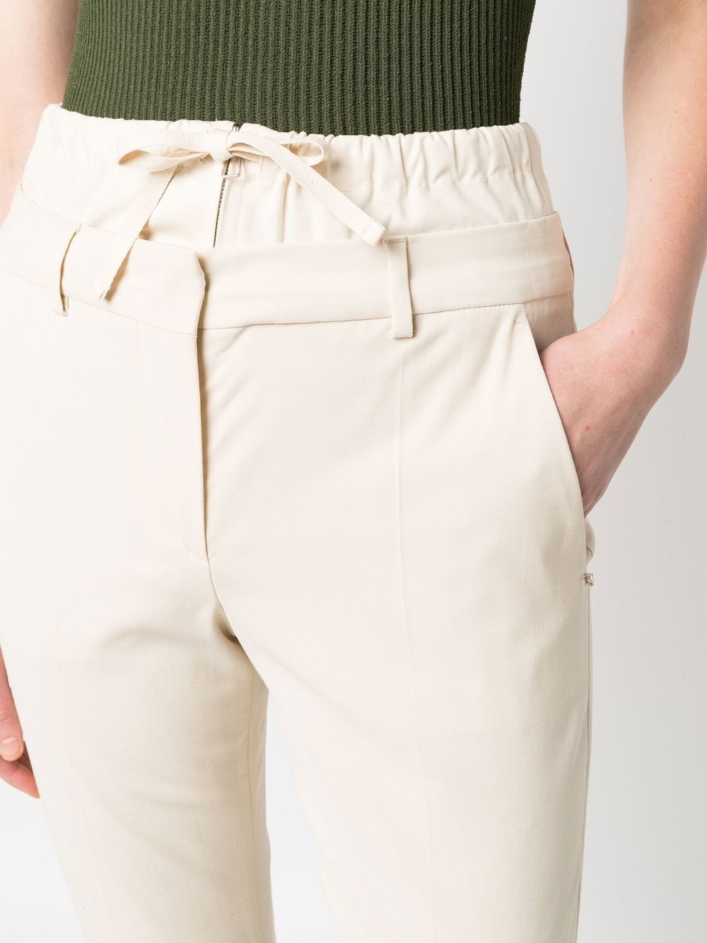Lungo high-waisted drawstring pants - 5