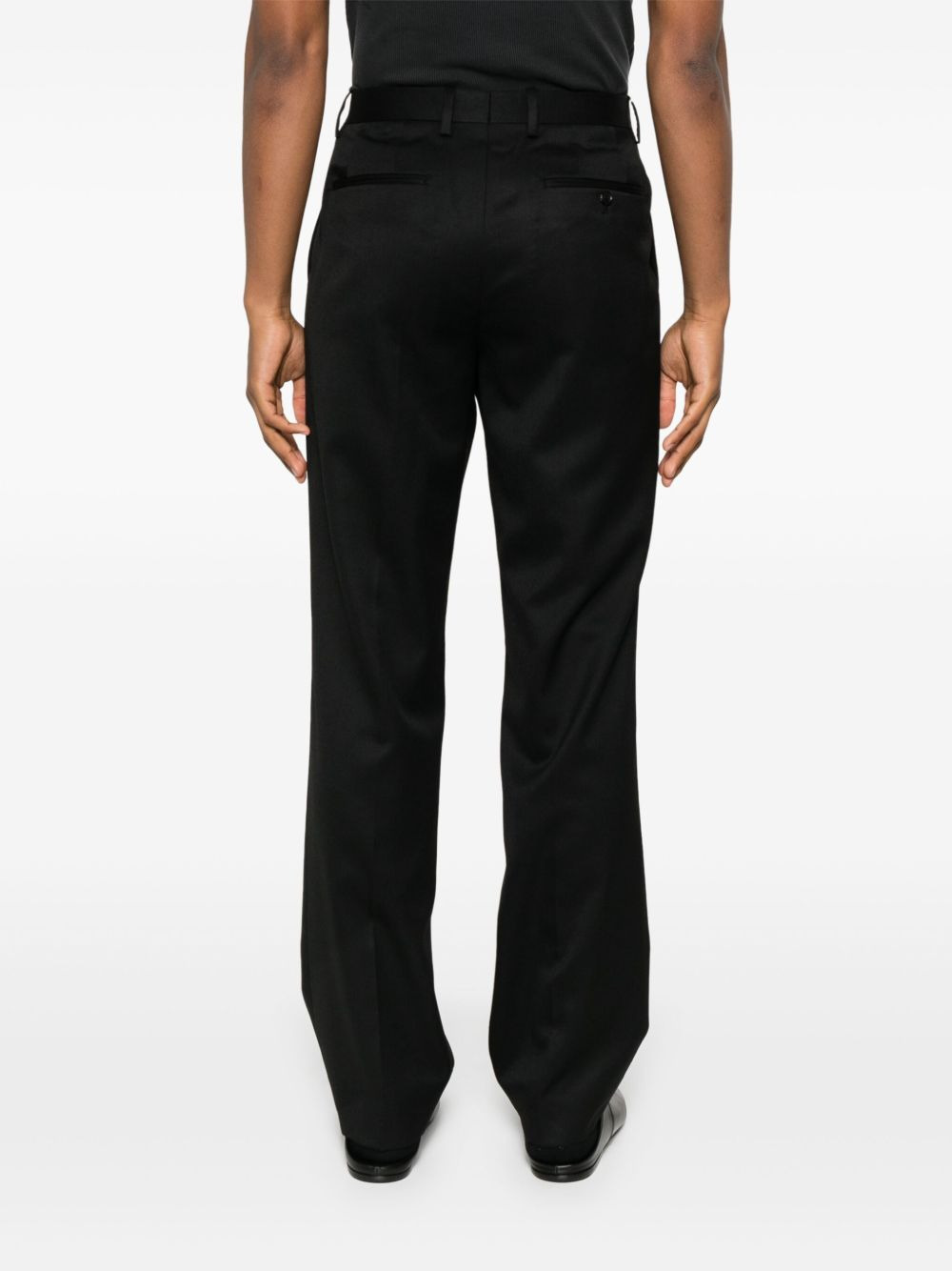 wool tailored trousers - 4
