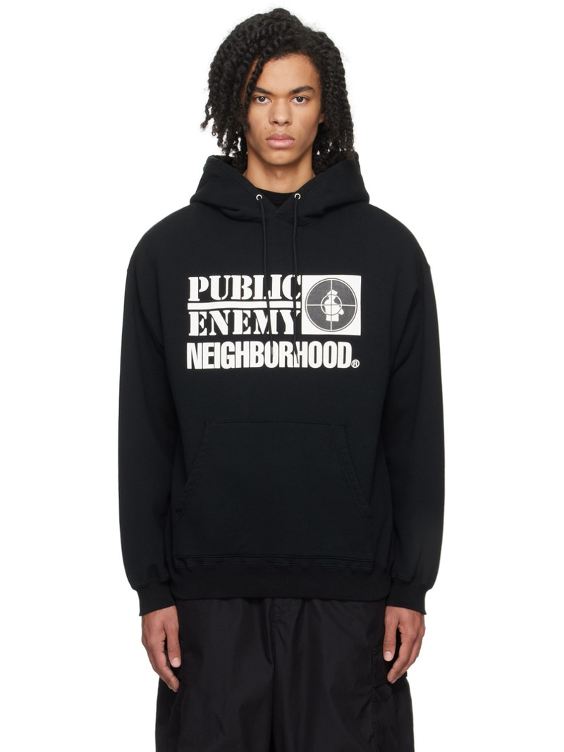 Black PUBLIC ENEMY Edition Hoodie 1
