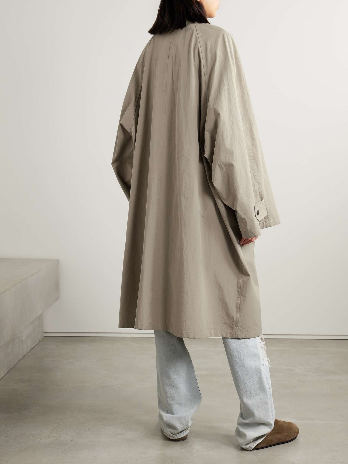 Flemming washed-cotton trench coat - 4