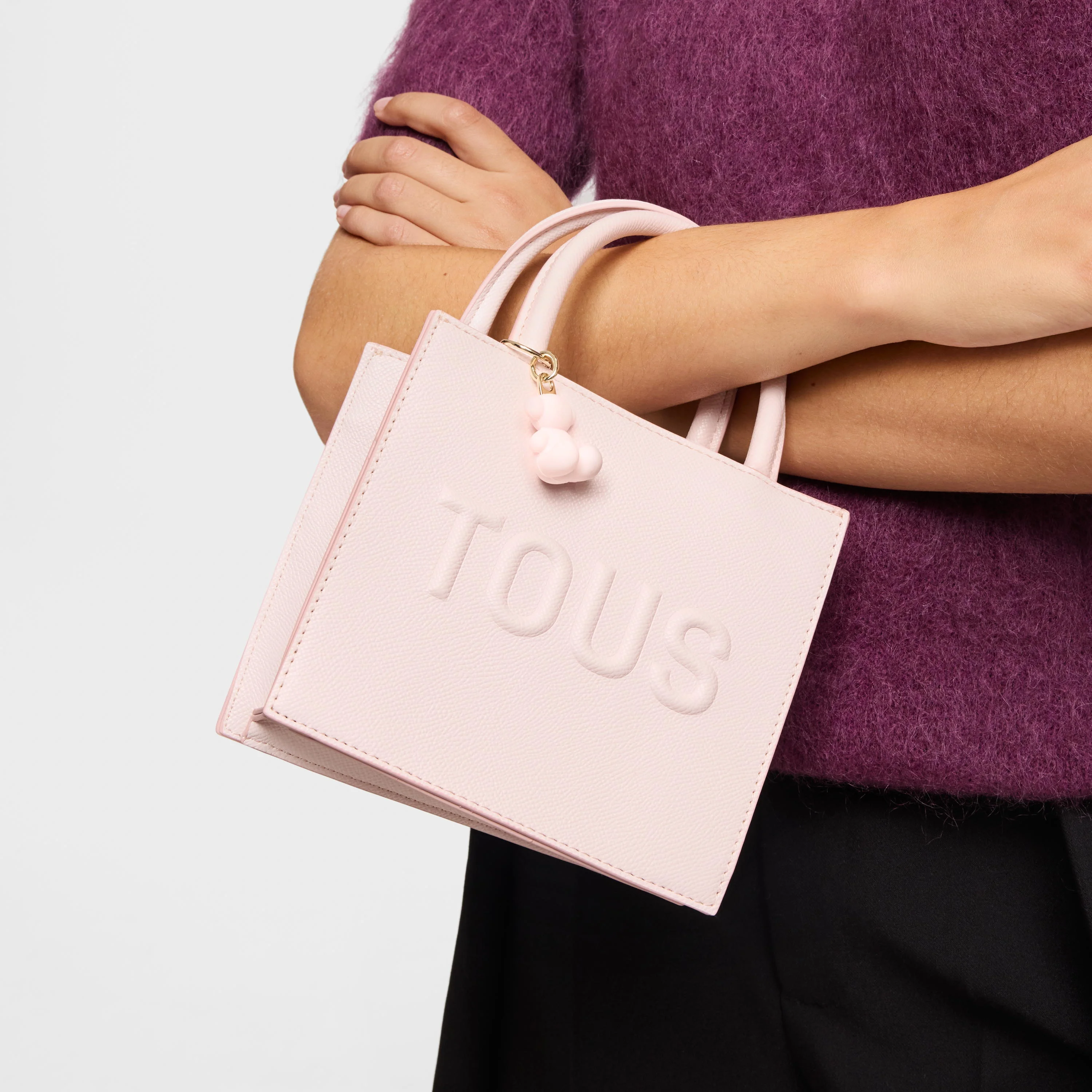 Light pink mini cube Bag TOUS Brenda - 1