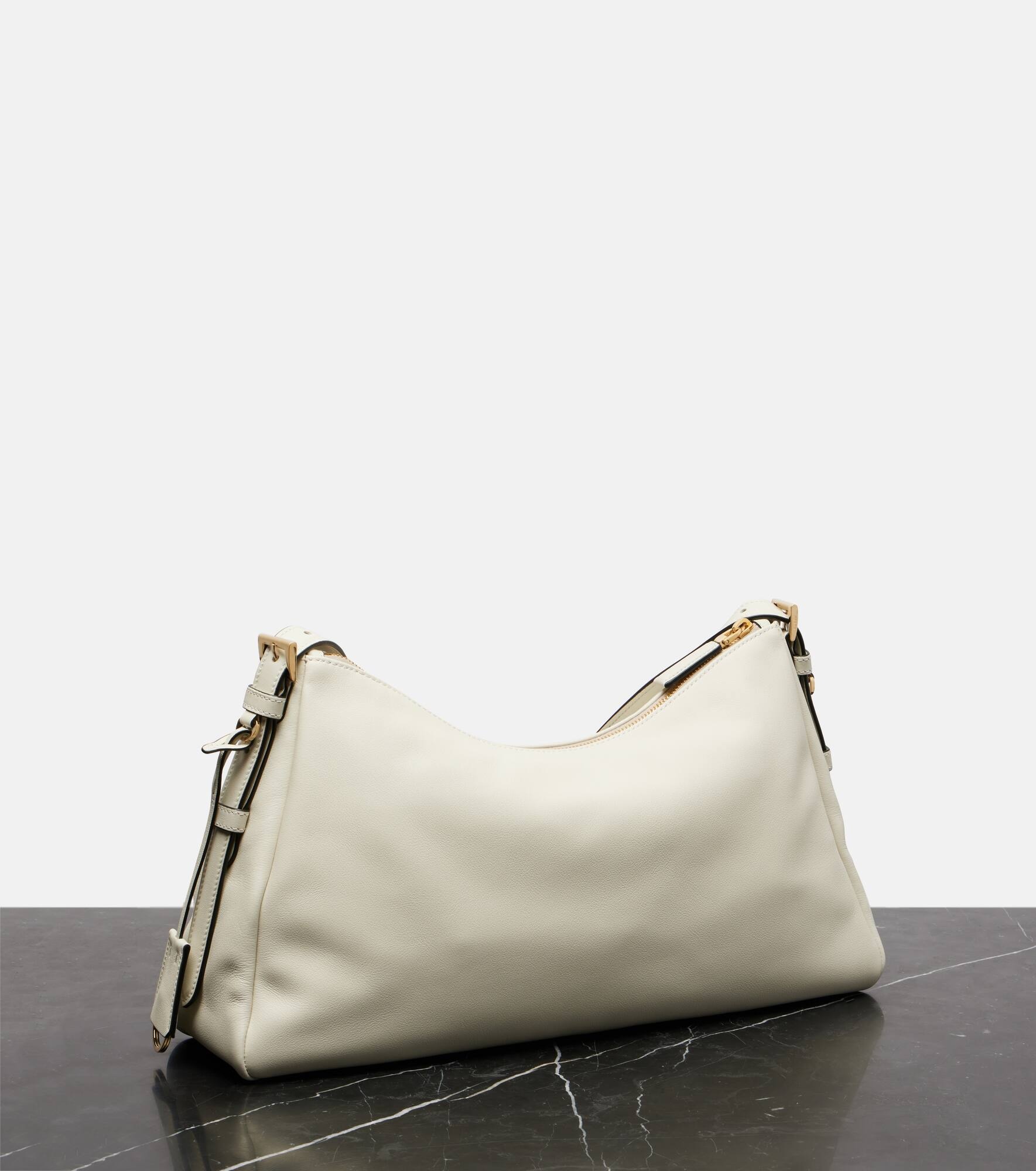 Prada Aimée Large leather shoulder bag - 4