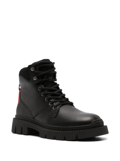 Diesel D-Troit leather boots outlook