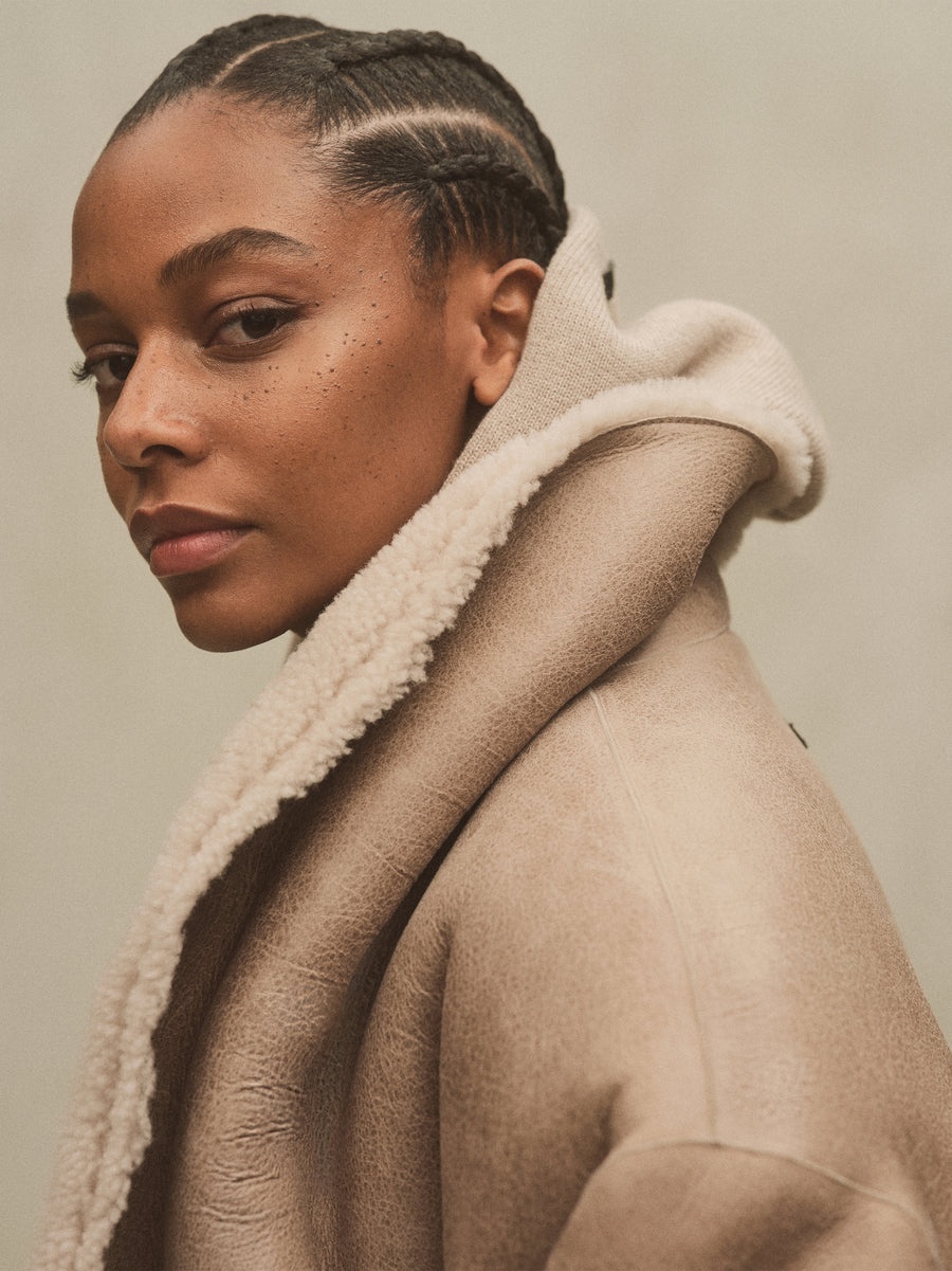 Sherpa Shawl Collar Jacket - 2