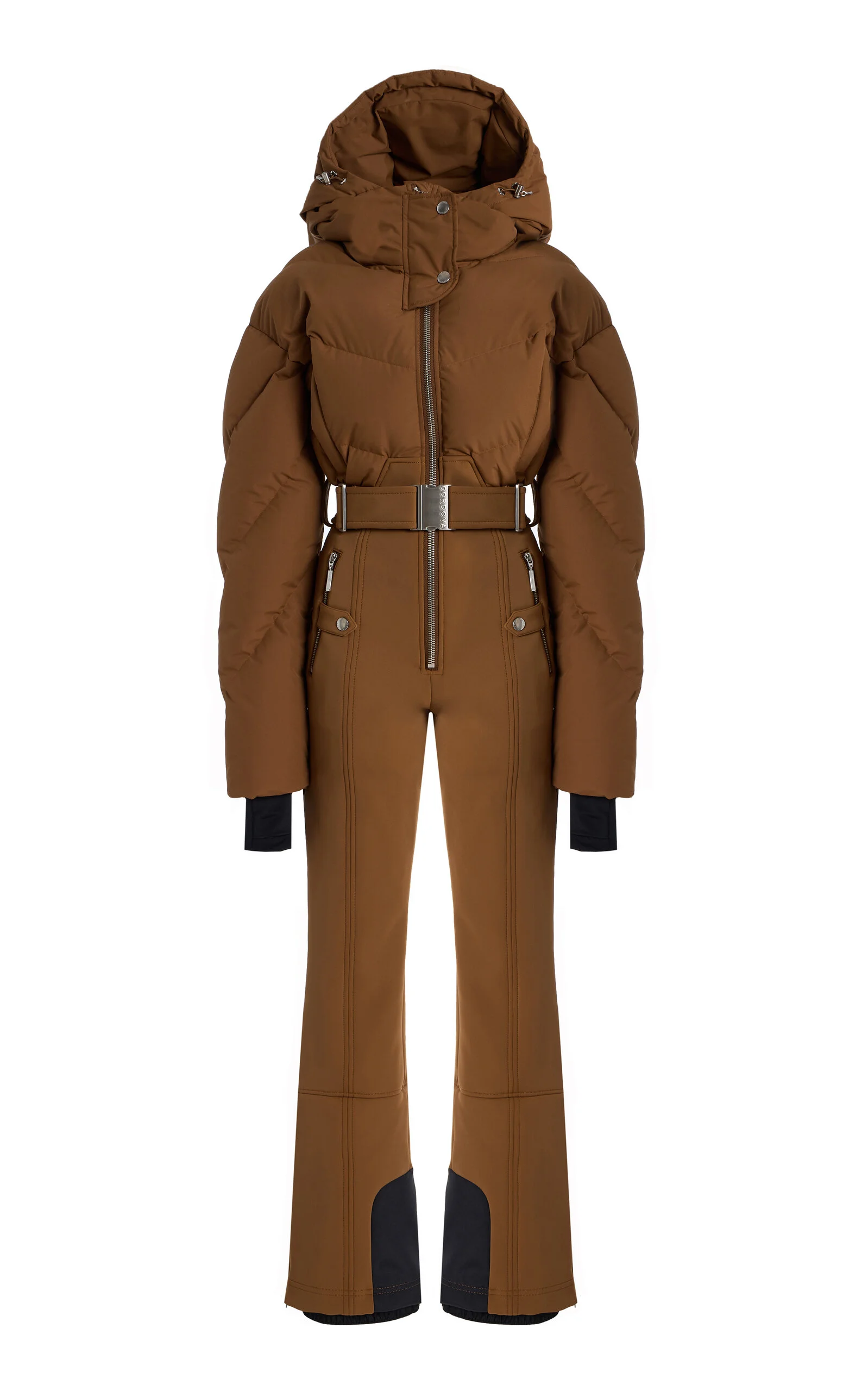 Ajax Down Ski Suit brown - 1